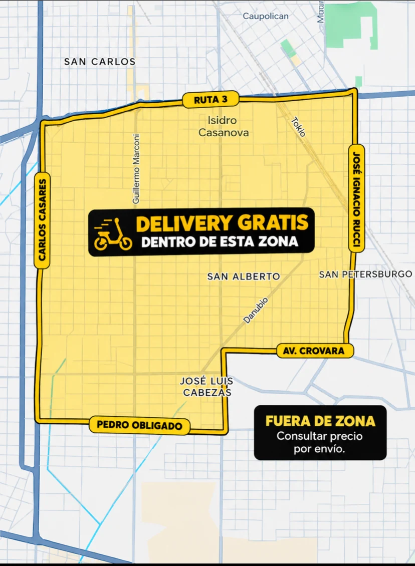 Mapa de cobertura de ALLBURGER